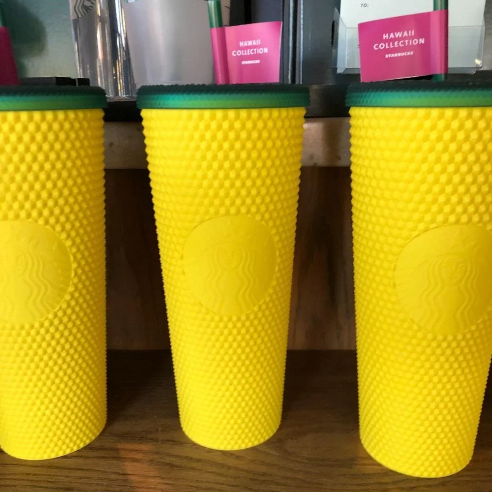 New Starbucks Pineapple Tumbler Hawaiian Exclusive Collectible Cups Tumblers‎